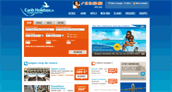 Desktop Screenshot of caribholidays.fr